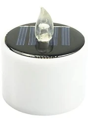 Generic - 1pcs Solar Powered LED Candles Flameless Electronic Solar LED Tea Lights Lamp