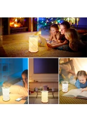 Folding Book Lamp,Upgraded Version Portable Rotating Desk Light,Novelty LED Paper Lantern