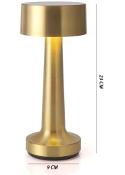 Sensor Touch USB Rechargebale Portable LED Table Lamp 3 Light Bringtness For Home Office Bar Club Decor