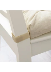 Chair Cushion Light Beige 40/35X38X7 Cm