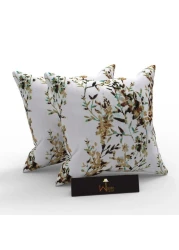 Gardenia Natural Jute &amp; Cotton Fabric Cushion Cover