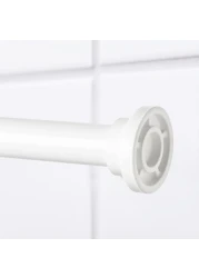 Shower Curtain Rod White 70-120cm