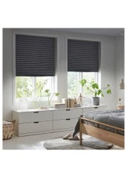 Block-Out Pleated Blind Dark Grey 100X190cm