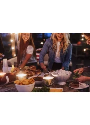 TIKI Brand BiteFighter Citronella Mosquito Repellant Wax Candle for Outdoors Metal Bucket Silver 17 oz 1418014