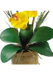 Nearly Natural Phalaenopsis Silk Orchid Flower Arrangement