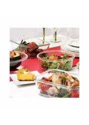 Lock &amp; Lock Oven Glass Rectangular Food Container Clear 380ml