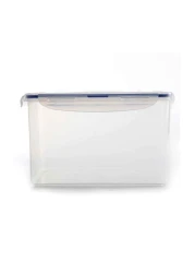 Lock &amp; Lock Classic Rectangular Food Container Clear/Blue 4.5L
