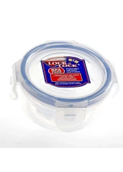 Lock &amp; Lock Classic Stackable Airtight Round Food Container Clear/Blue 100ml