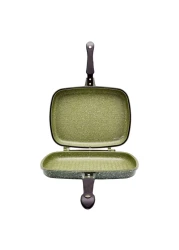 Prestige Essential Cast Aluminium Double Fry Pan 32cm