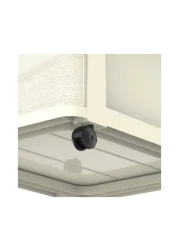 Cosmoplast Cedargrain 4 Tiers Storage Cabinet with Drawers and Wheels Off White 50x40x92cm