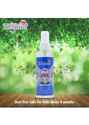 Elegant Mosquito &amp; Tick Repellant Spray &ndash; 100ML &ndash; Pack of 2 &ndash; Soothing LAVENDER &ndash; Deet FREE &ndash; Tick, Insect &amp; Mosquito Repellant, 8H Protection, Protect &amp; Shield Spray DEET-FREE Spray SAFE for Kids*