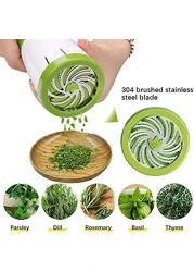 Herb Grinder，ShowTop Spice Mill Parsley Shredder Chopper Vegetable Cutter Garlic Coriander Spice Grinder Crusher Kitchen Accessories