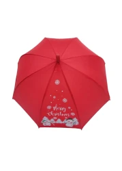 Christmas Umbrella for Kids Red colour