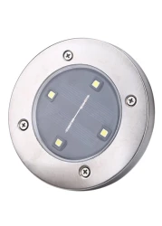 Generic 4-Piece LED Solar Light Lawn Lamp Blue 0.594Kg