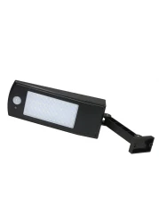 مصباح جداري يعمل بالطاقة الشمسية 48 مصباح ال إي دي يعمل بالطاقة الشمسية ، مصباح حائط لاسلكي بمستشعر للحركة 900LM مقاوم للماء للأماكن الخارجية مع عمود قابل للتعديل 180 درجة للمنزل ، الحديقة ، الحديقة