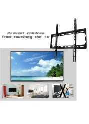 Generic-Universal 40kg Load-bearing TV Wall Mount Bracket Fixed Flat Panel TV Frame for 26-55 Inch LCD LED Monitor Flat Panel TV Stand Holder