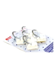 جي تي تي لايف فاشن خطافات ذو رؤوس حزمة من 5 - أبيض 7479