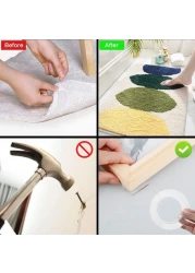 Diker Double Sided Nano Tape Heavy Duty Multipurpose Wall Tape Adhesive Strips, Washable Strong Sticky Transparent Tape Gel Poster Carpet Tape For Paste Items, Household (9.84Ft/3M)