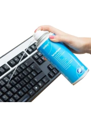 AF Utility Sprayduster/Air Duster Compressed Air Can Blower Spray - HFC Free - for Office PC, Laptop keyboard cleaner dust remover PS5 &amp; xbox fans etc. - 6 x 400ml Pack, ADU400UT