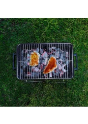 Royalford Hamburger Stove- Rf11677 Portable Charcoal Grill With Large Cooking Surface Perfect For Indoor, Camping, Hiking And Other Outdoor Entertainment Steel Construction Red