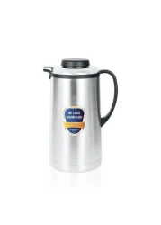 Stainless Steel Vacuum Flask 1.6L, Double-Wall Insulated Thermos for Hot and Cold Beverages, Leak-Proof and Durable Travel Flask