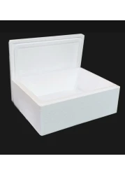ALSAQER-Thermocoal Ice Box-(50Litre-15KG)Thermocoal Cool Box-Thermo Keeper Container, Expanded Polystyrene Cooler, Fishing Ice Box