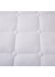 GOLDEN HOME Comforter Duvet Quilt Insert Full White Down Alternative All Season Microfiber (Single (160x210 cm)