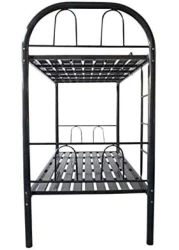 GALAXY DESIGN FURNITURE Steel Bunk Bed Double Layer Black Color 190 x 90 x 180 cm.No Installation included No Warranty.
