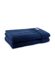 BYFT Home Ultra Bath Towel 70 x 140 Cm 550 Gsm Blue 100% Cotton Set of 01