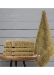 Comfy Set Of 4 Pure Cotton Hand Towel - Beige
