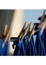 Lavish Multi-Functional, 100 Pcs Household Bamboo And Wood Clothes Clip