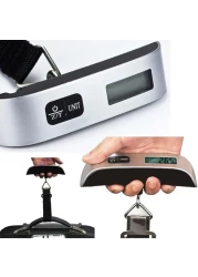 Decdeal - 50kg/10g Mini Portable Hanging Electronic Digital Travel Suitcase Luggage Weighing Scales with LCD Display