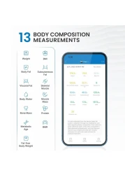 RENPHO Scale for Body Weight Battery-Free Solar Power Digital Bathroom Smart Scale - Black