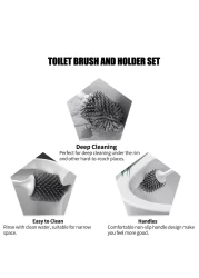 فرشاة المرحاض وحاملها من جينريك