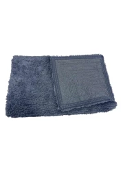 لاكوليكشن سجادة حمام قطنية 50×80 سم -رمادي غامق-