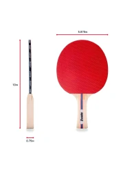 Franklin Sports Ping Pong Paddle Set with Balls 2 Player Table Tennis Paddle Kit with 2 Paddles 3 Balls Included Red Blue