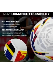 AEROCS World Cup Football Traditional Soccer Ball Best Indoor or Outdoor Basketball - Size 5 for Soccer Players and Football Fans