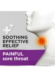 Strepsils Extra Blackcurrant Lozenges Double Action Effective Pain Relief For Sore Throats 24 Lozenges