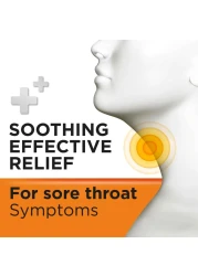 ستربسلز أقراص إستحلاب بنكهة البرتقال و فيتامين C ذات مفعول مزدوج مضاد للبكتيريا لتخفيف سريع و فعال لإلتهاب الحلق 24 قرص إستحلاب