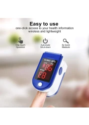 Generic-Fingertip Pulse Oximeter Blood Oxygen Saturation Monitor LED Digital Display 8s Quick Measure SpO2 Monitor Mini Pulse Oximeter