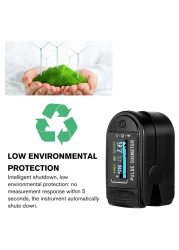 Generic-Fingertip Pulse Oximeter Blood Oxygen Saturation Monitor OLED Display 8s Quick Measure SpO2 Monitor Mini Pulse Oximeter