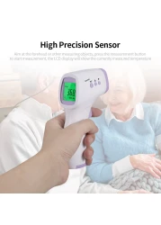 Generic-Handheld Electronic Thermometer Portable Forehead Thermometer High Precision Infrared Thermometer Non-contact Thermometer