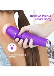 Generic Portable Waterproof Handheld Cordless Vibration Massager For Back Neck Shoulder Sports Recovery Muscle Aches