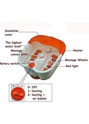 Foot Bath Spa Massager and Roller Callus Remover