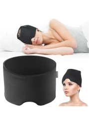 Ice Head Wrap, Renpho Headache Relief Hat for Migraine, Migraine Cap with Hot or Cold Therapy, Ice Pack Heating & Cooling Eye Mask with Gel, Cold/Hot Compress for Puffy Eye, Tension, Sinus, Stress