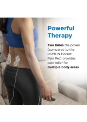 OmronMax Power Relief TENS Unit Muscle Stimulator Simulated Massage Therapy for Lower Back Arm Shoulder Leg Foot and Arthritis Pain DrugFree Pain Relief PM500