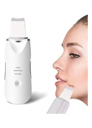 Ultrasonic Deep Facial Clean Machine Skin Scrubber Blackhead Removal Pimple Extractor and Super Micro Bubble Beauty Instrument, USB Rechargeable Water Microdermabrasion Device, Vacuum Suction Facial P