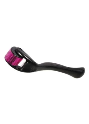 Derma Roller - Titanium Micro Needles Roller Black/Pink 1.5millimeter