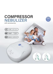 AFRA Japan, Compressor Nebulizer, AF-400CN, White, AC, With Accessories, 2 Year Warranty