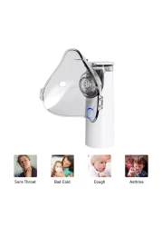 Portable Nebulizer for Adults &amp; Kids &ndash; Handheld Mesh Ultrasonic Inhaler Personal Steam Vaporizer for Asthma, COPD, Breathing Treatments Quiet &amp; Lightweight for Travel